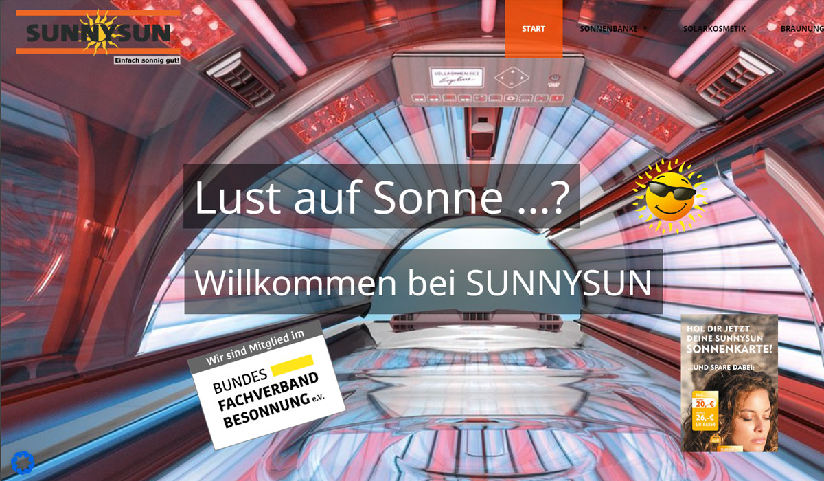 SUNNYSUN - Webseiten-Relaunch