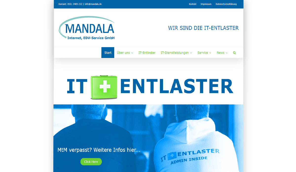 Mandala GmbH Relaunch